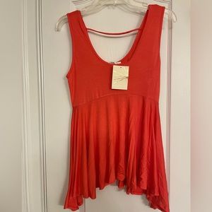 NWT Boston Proper XS coral top